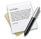 Testimonial link image - notepad and pen